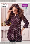 Candy Vol 13 By Rangmaya Rayon Printed Western Tunic Top Wholesale Price In Surat
